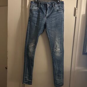 Classic Blue Skinny Jeans for Men